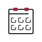 icon of a calendar with copy that reads 'Planning activities around treatment schedule'